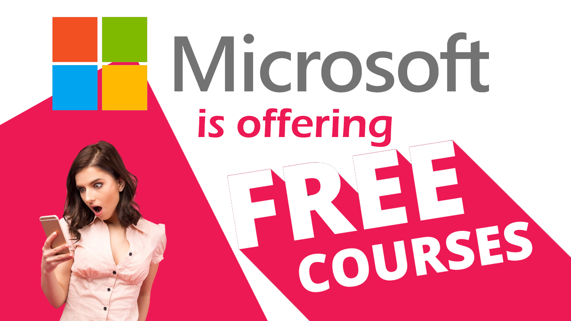 Microsoft is offering online courses for FREE