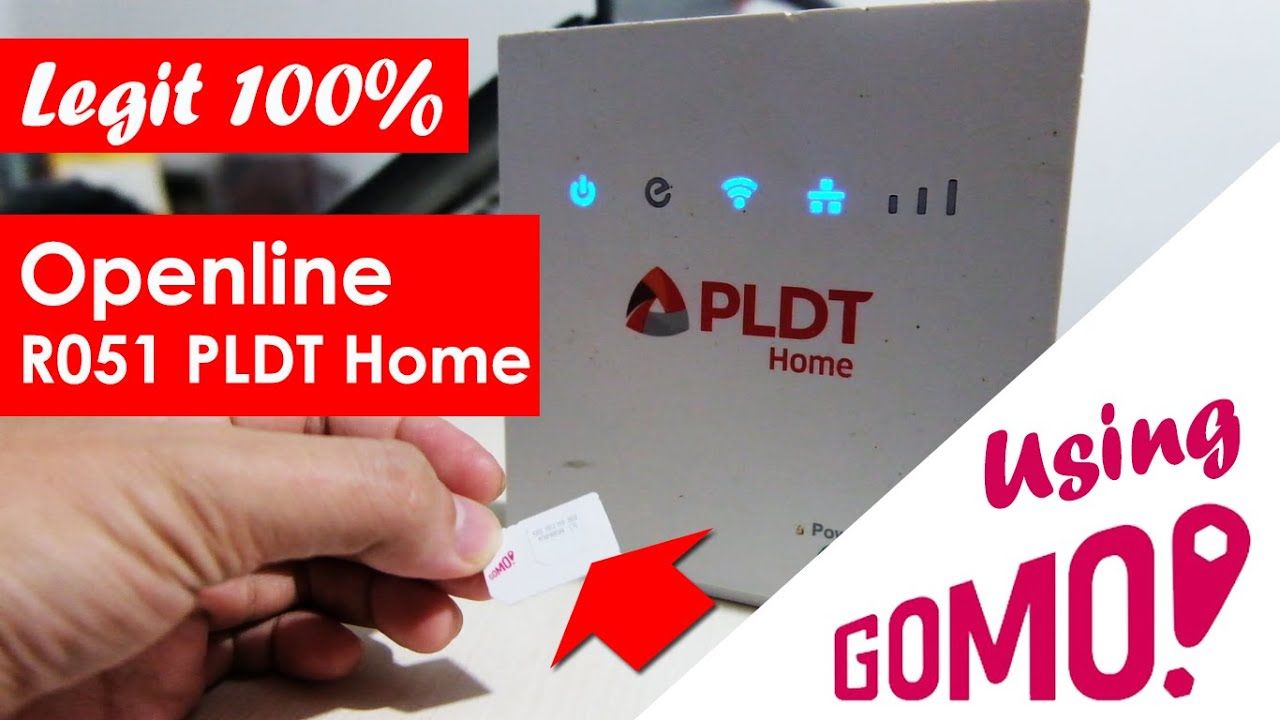 PLDT R051 Openline with GOMO SIM Tested 100%