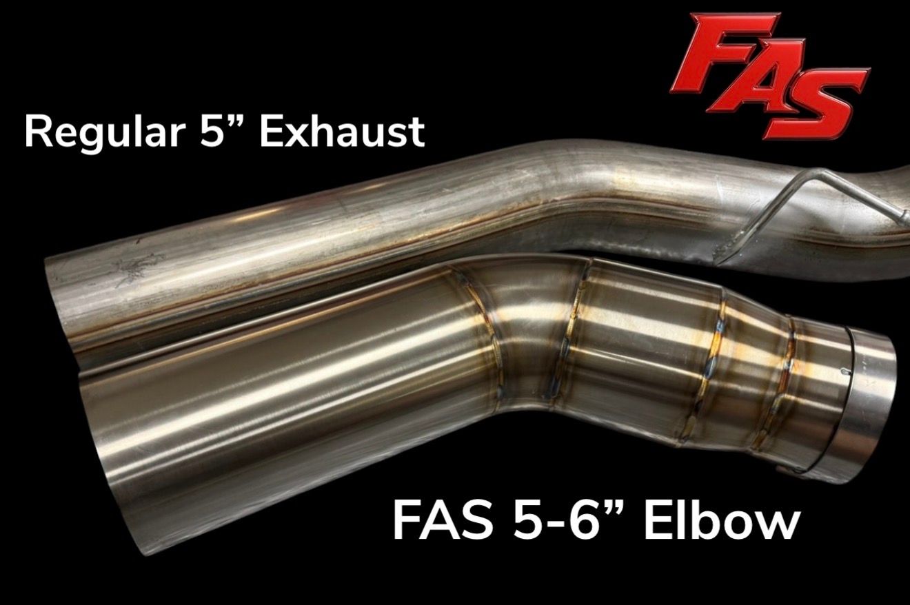 5-6'' Stainless Steel Exhaust Elbow FAS Motorsports detail image 2 | FAS Motorsports