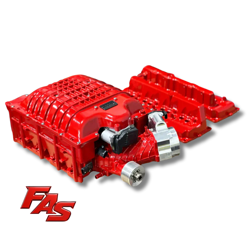 Red Coated Supercharger