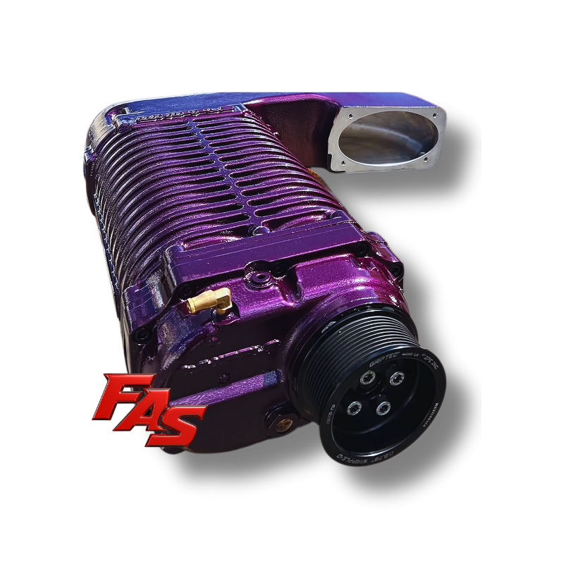 4.5L Whipple Supercharger Custom Coated Purple