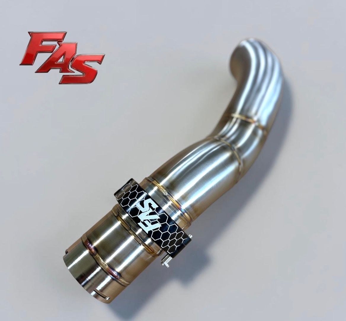 2011-2026+ 6.7L Powerstroke Upgraded Hotside Pipe Diesel FAS Motorsports detail image 2 | FAS Motorsports