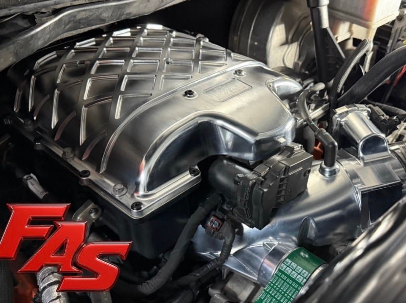 FAS Billet Hellcat Supercharger Lid Billet Parts FAS Motorsports detail image 2 | FAS Motorsports