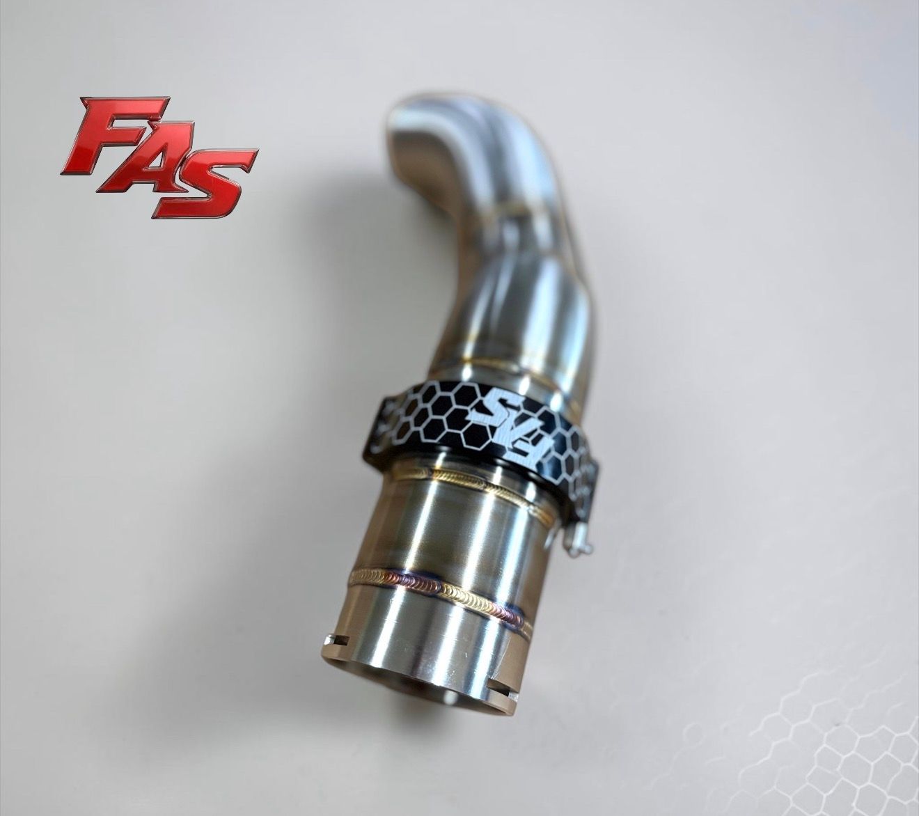 2011-2026+ 6.7L Powerstroke Upgraded Hotside Pipe Diesel FAS Motorsports detail image 3 | FAS Motorsports