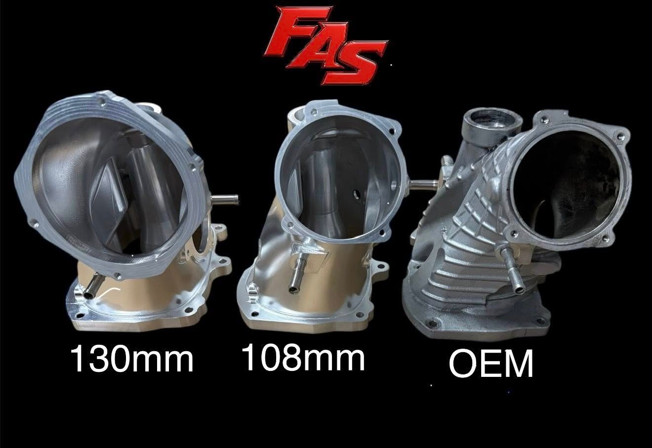 2.4L Billet 130mm Supercharger Snout Billet Parts FAS Motorsports detail image 2 | FAS Motorsports