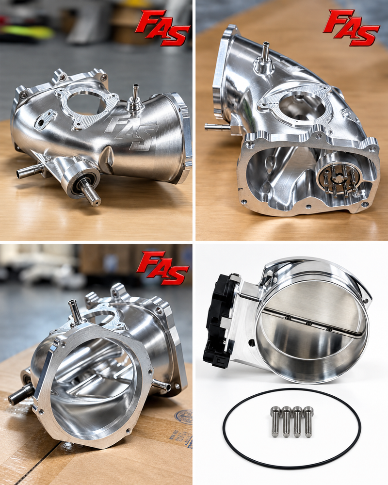 2.4L Billet 130mm Supercharger Snout & 130mm Throttle Body