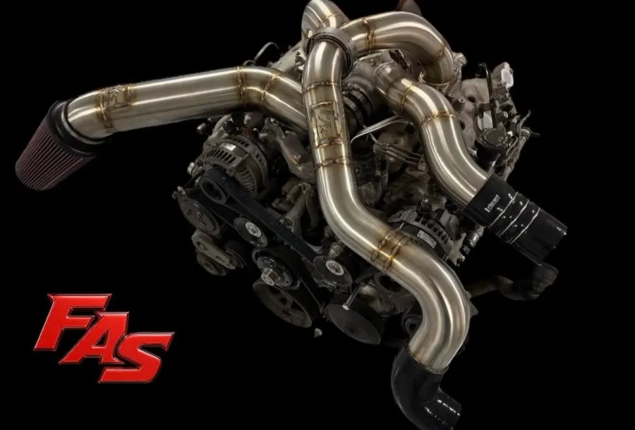 FAS 6.7L Powerstroke Piping Kit — TIG weld detail