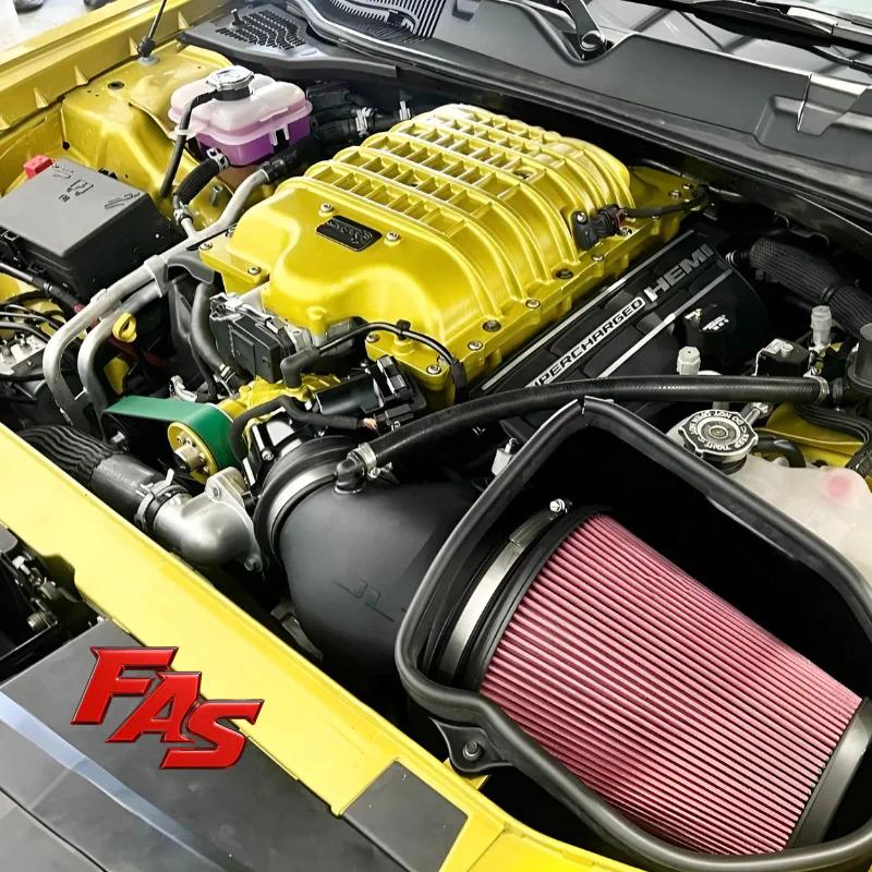 900 Package with custom coated supercharger