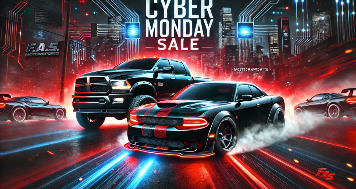 FAS Motorsports Extended Cyber Monday Week - Biggest Sale Ever on Performance Packages and Billet Components