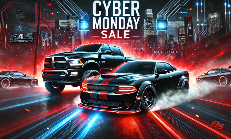 FAS Motorsports Extended Cyber Monday Week - Biggest Sale Ever on Performance Packages and Billet Components