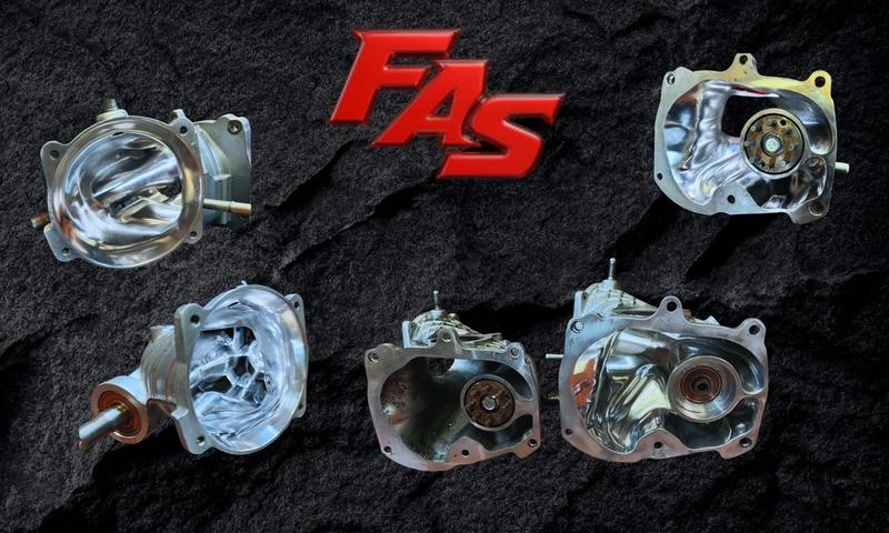Before and after hellcat supercharger porting by FAS Motorsports