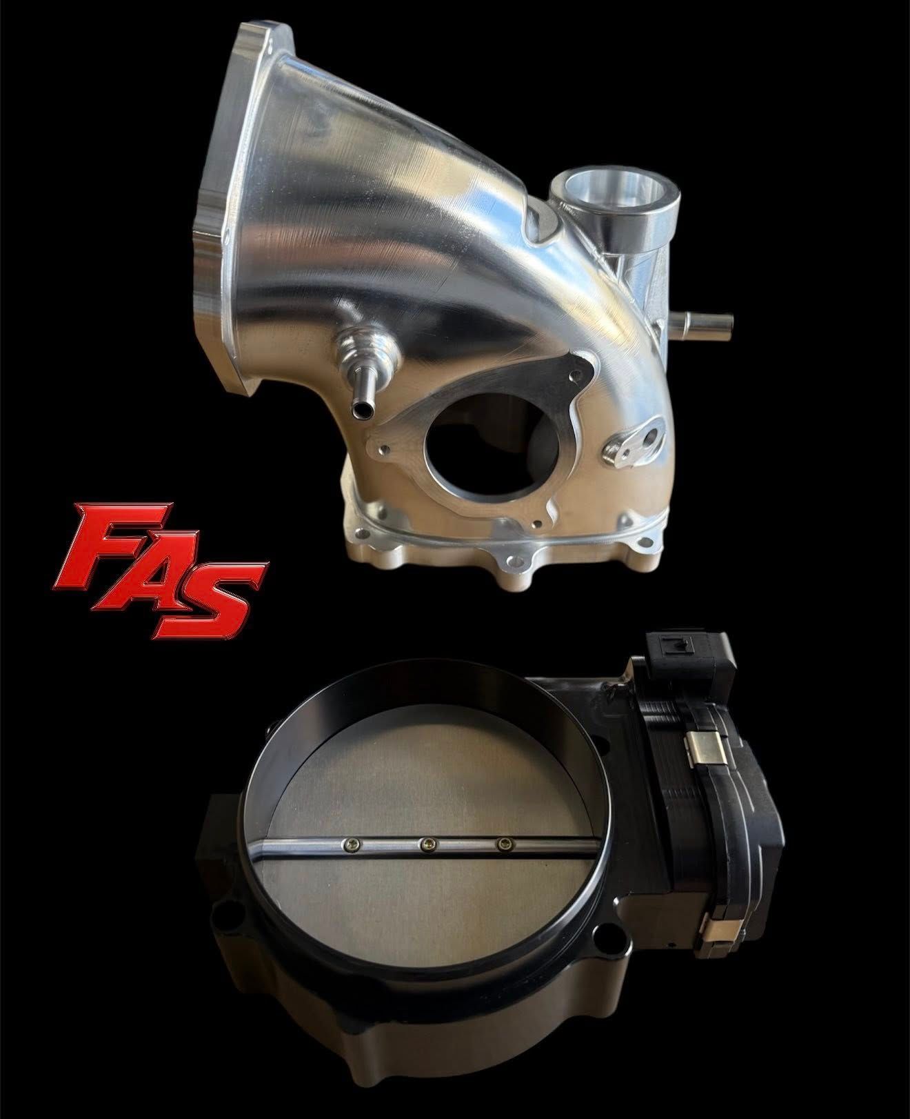 2.4L Billet 130mm Supercharger Snout & 130mm Throttle Body Billet Parts FAS Motorsports detail image 6 | FAS Motorsports