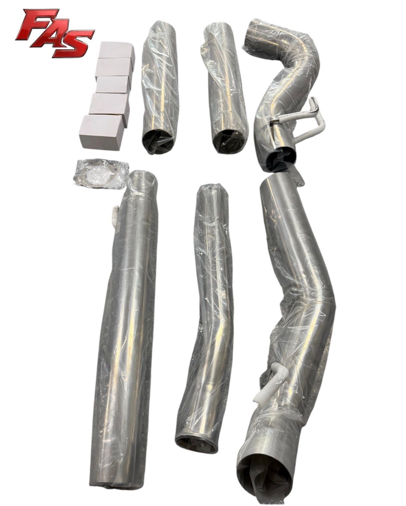 2011-2026 6.7L Ford Powerstroke 5'' Exhaust Polished 304 Stainless Steel Diesel FAS Motorsports detail image 4 | FAS Motorsports
