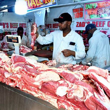 A man weighing meat in his butchery: Kenya has proposed a far-reaching Legal Metrology Bill, 2026