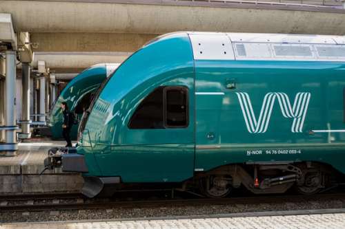Vy-tog på Oslo S