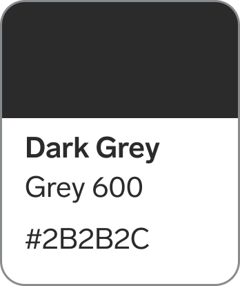 Dark Grey - Grey 600 - #2B2B2C