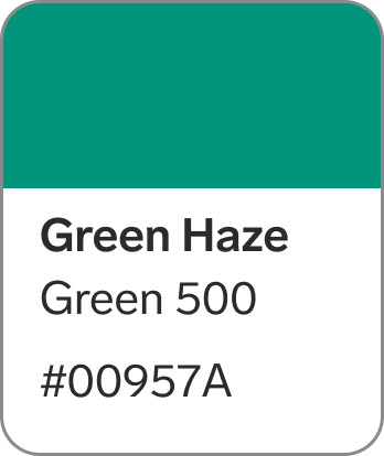Green Haze - Green 500 - #00957A