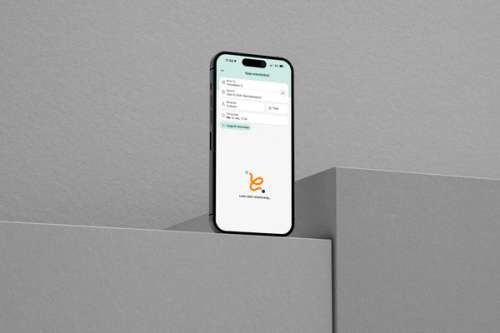 Vy-appen på en smarttelefon
