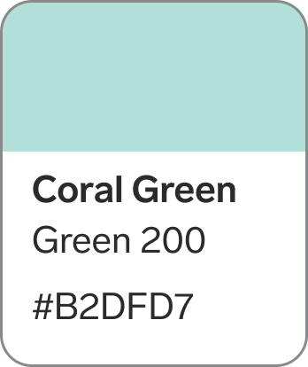 Coral Green - Green 200 - #B2DFD7