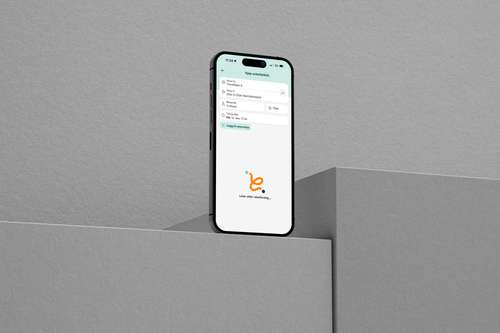 Vy-appen på en smarttelefon