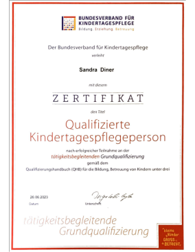 Ein Zertifikat
