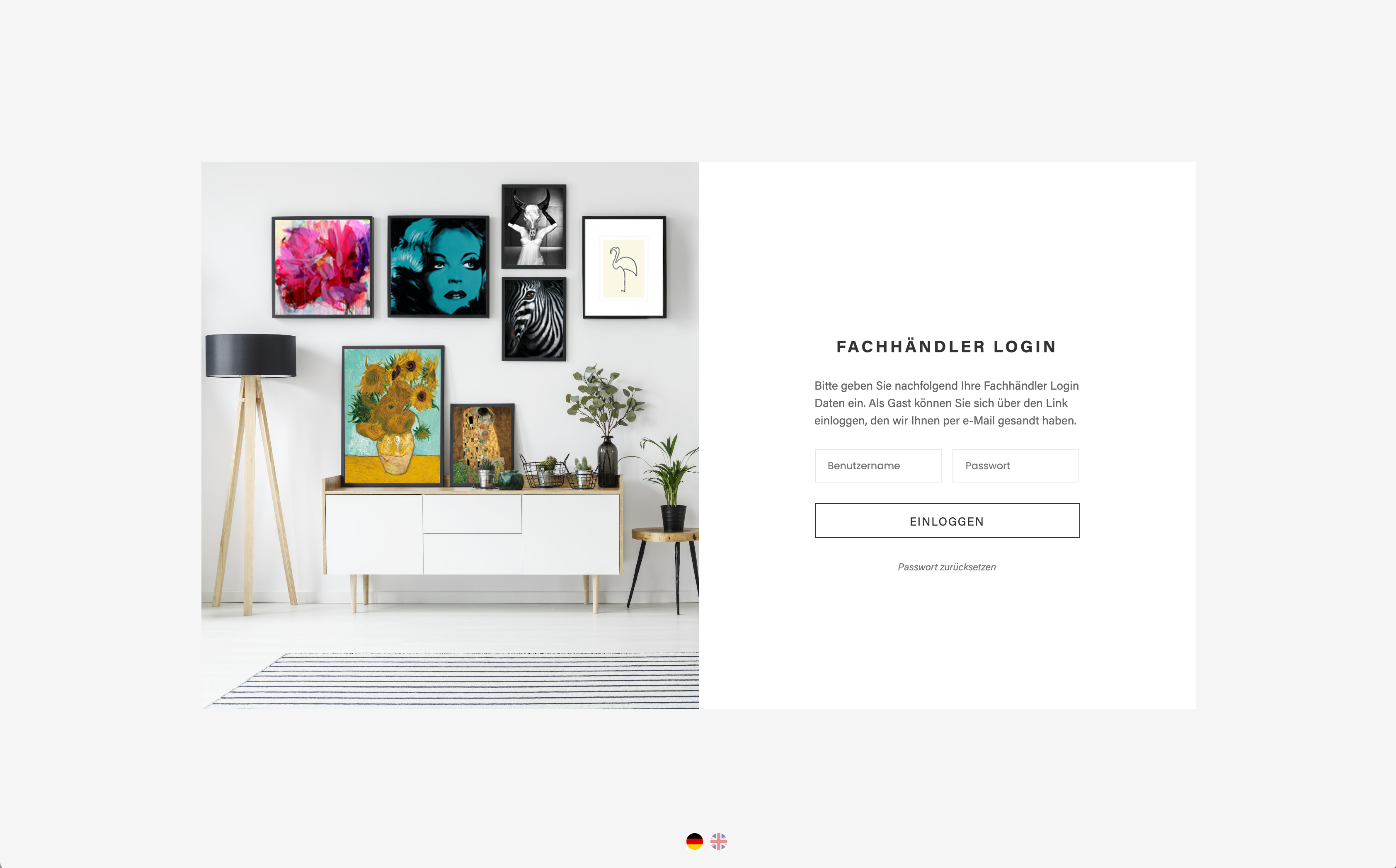 Modern Tech meets Modern Art. The E-Commerce Concept.
