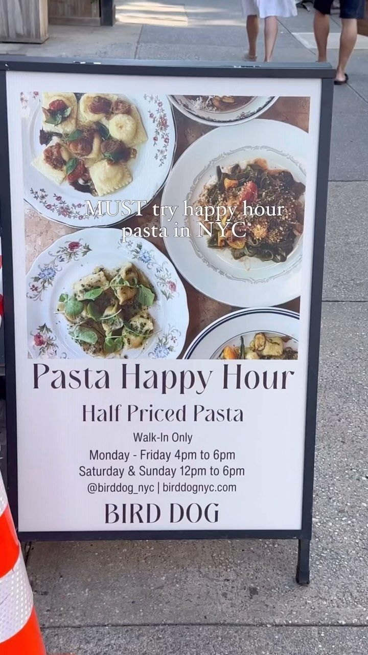 Bird Dog: Happy Hour Pasta in NYC