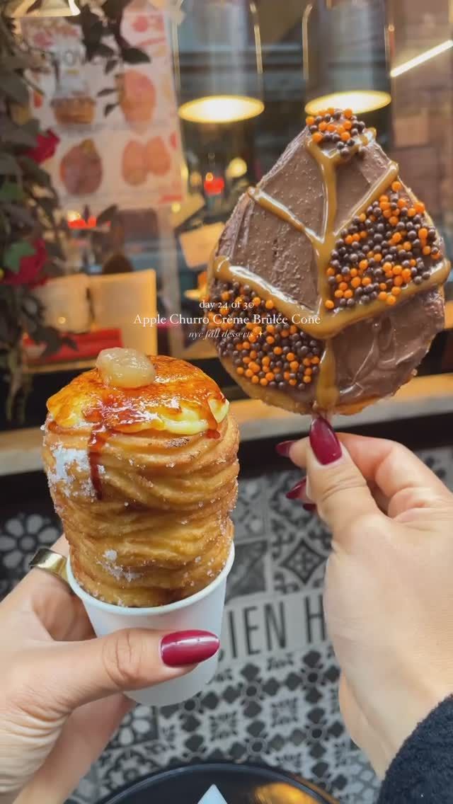 La Churreria: Apple Churro Creme Brûlée Cone