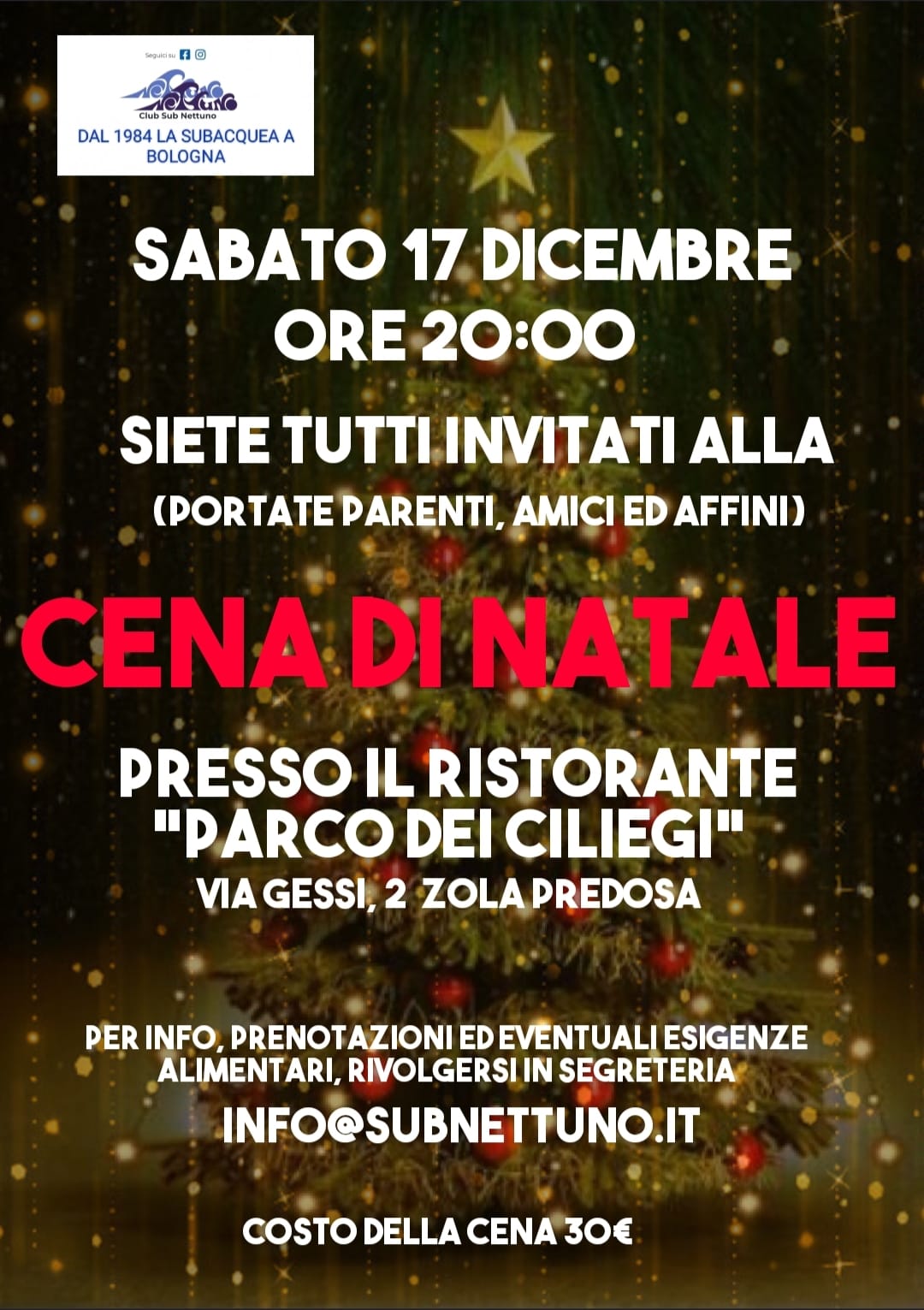 Cena di Natale – sfondo