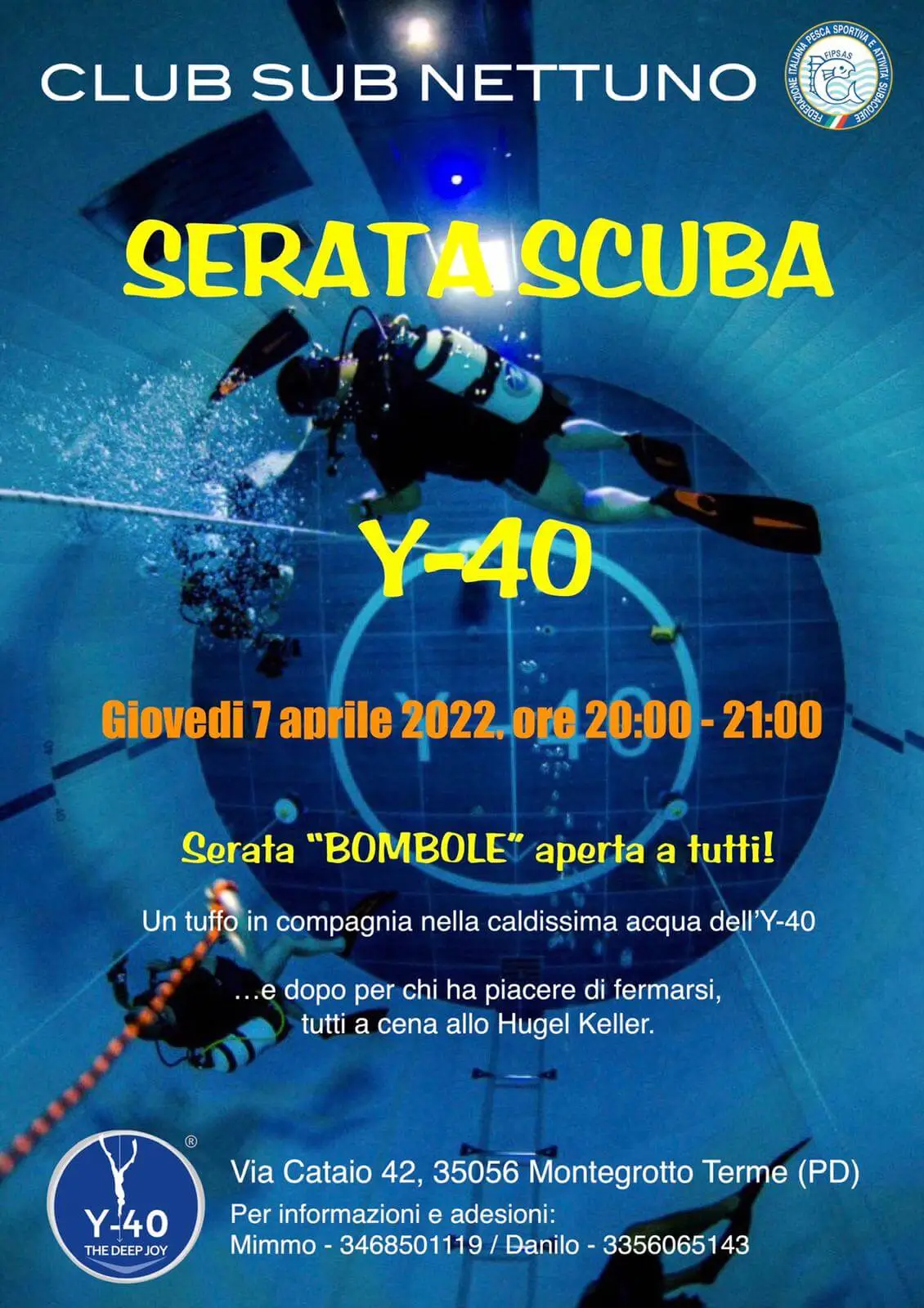 Immagine in evidenza: Serata bombole a Y-40