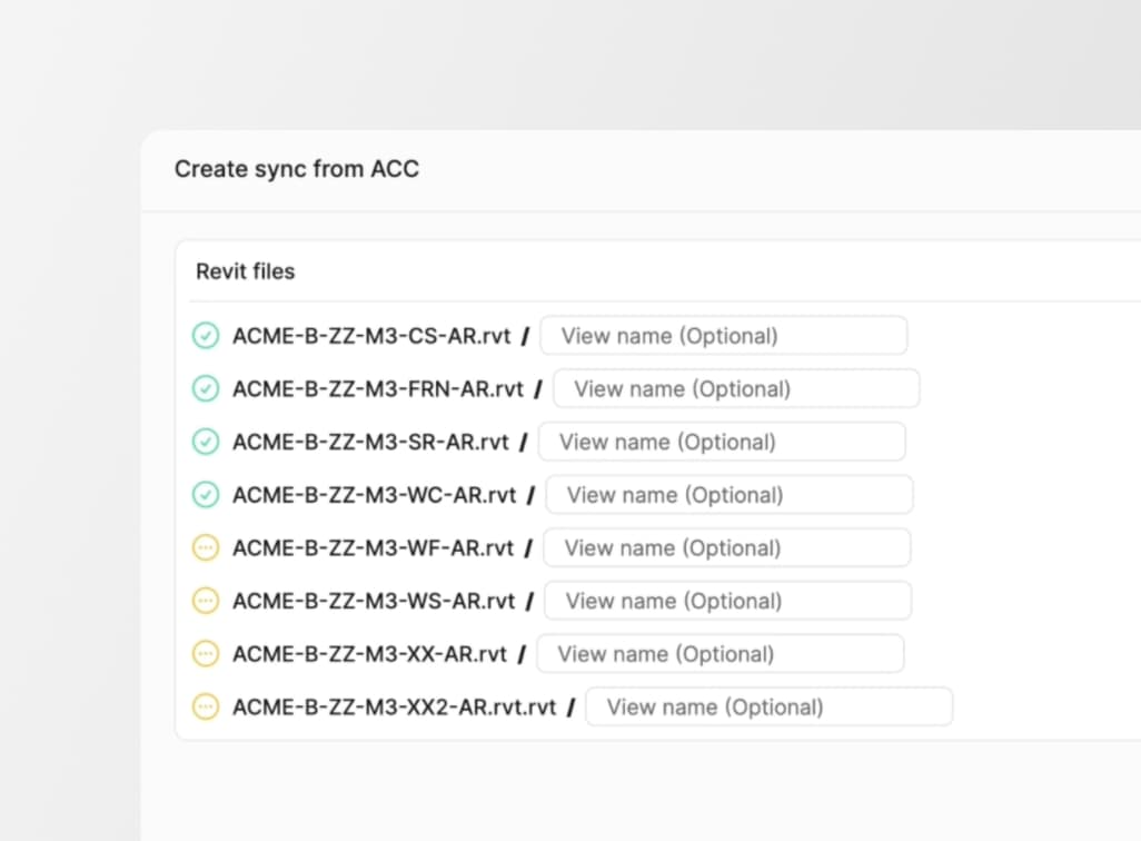 Speckle to ACC Update 