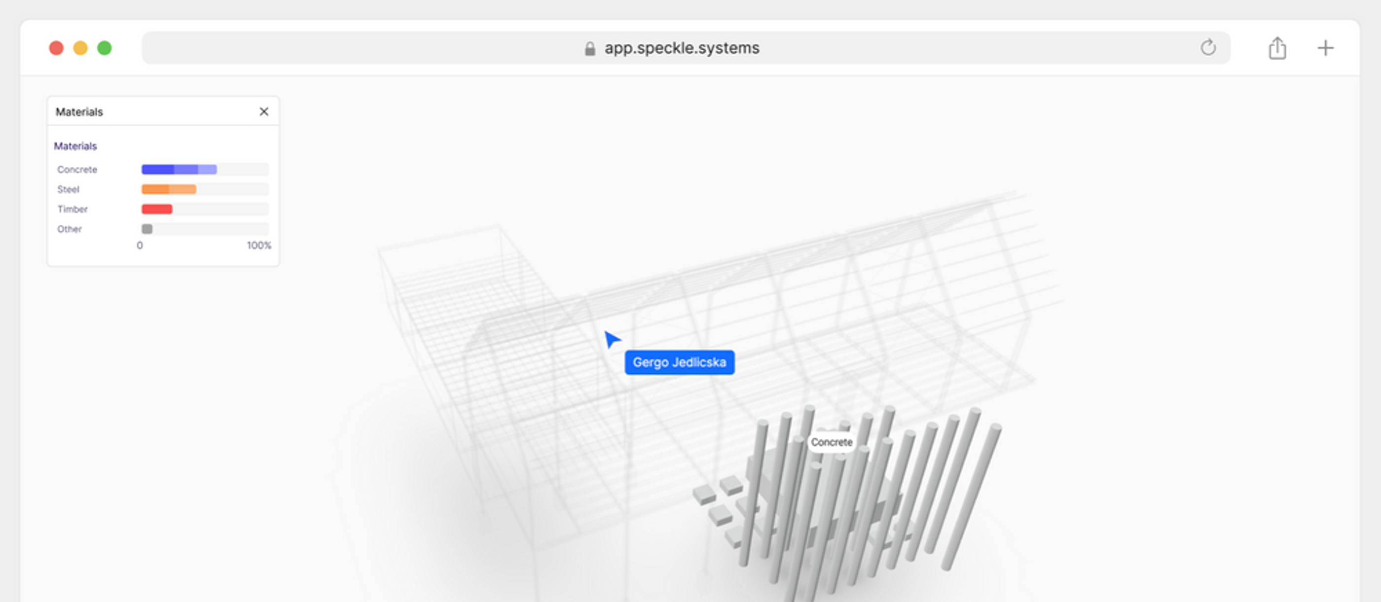 data charts hackathon speckle