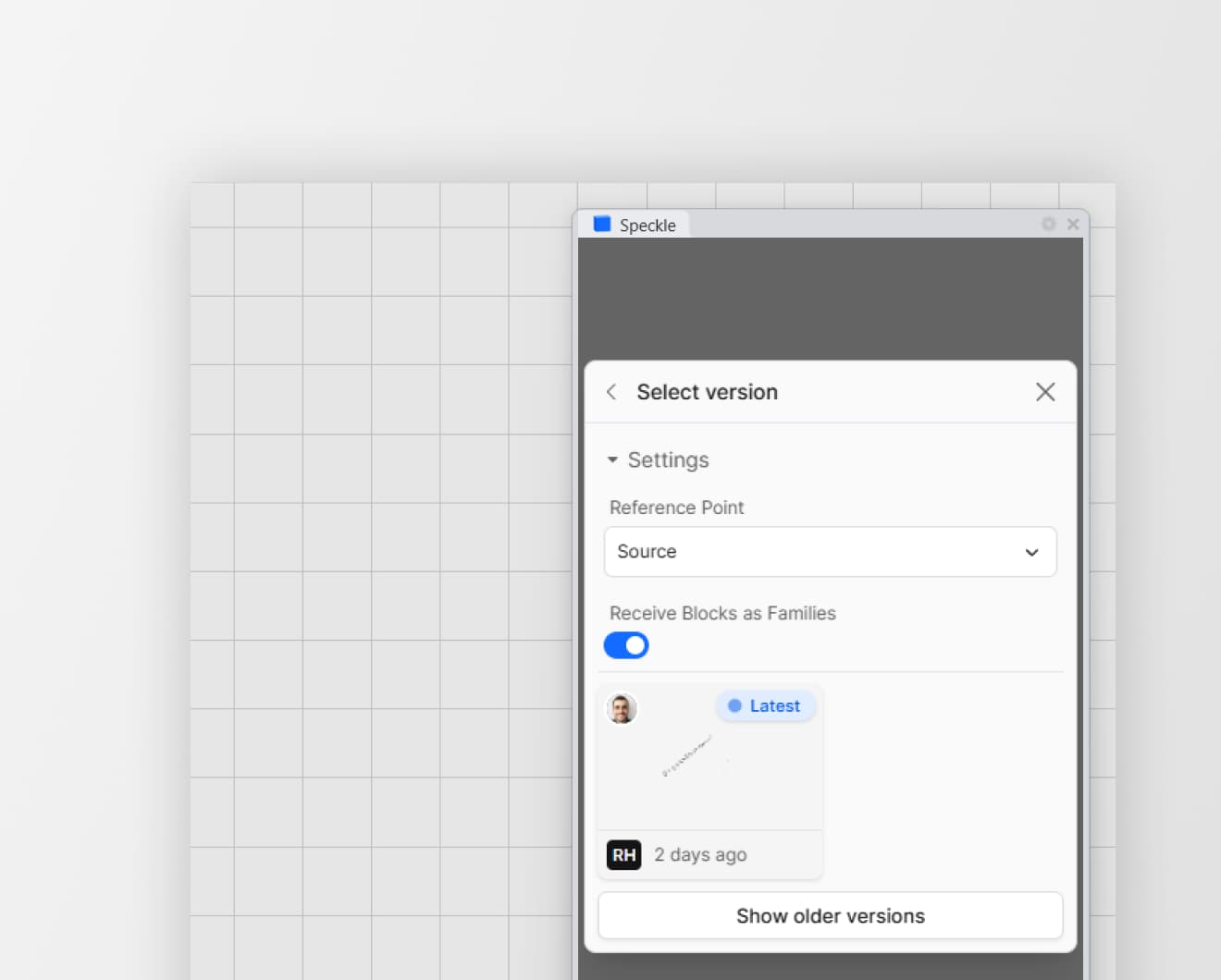 Speckle Updates: Revit Blocks as Families