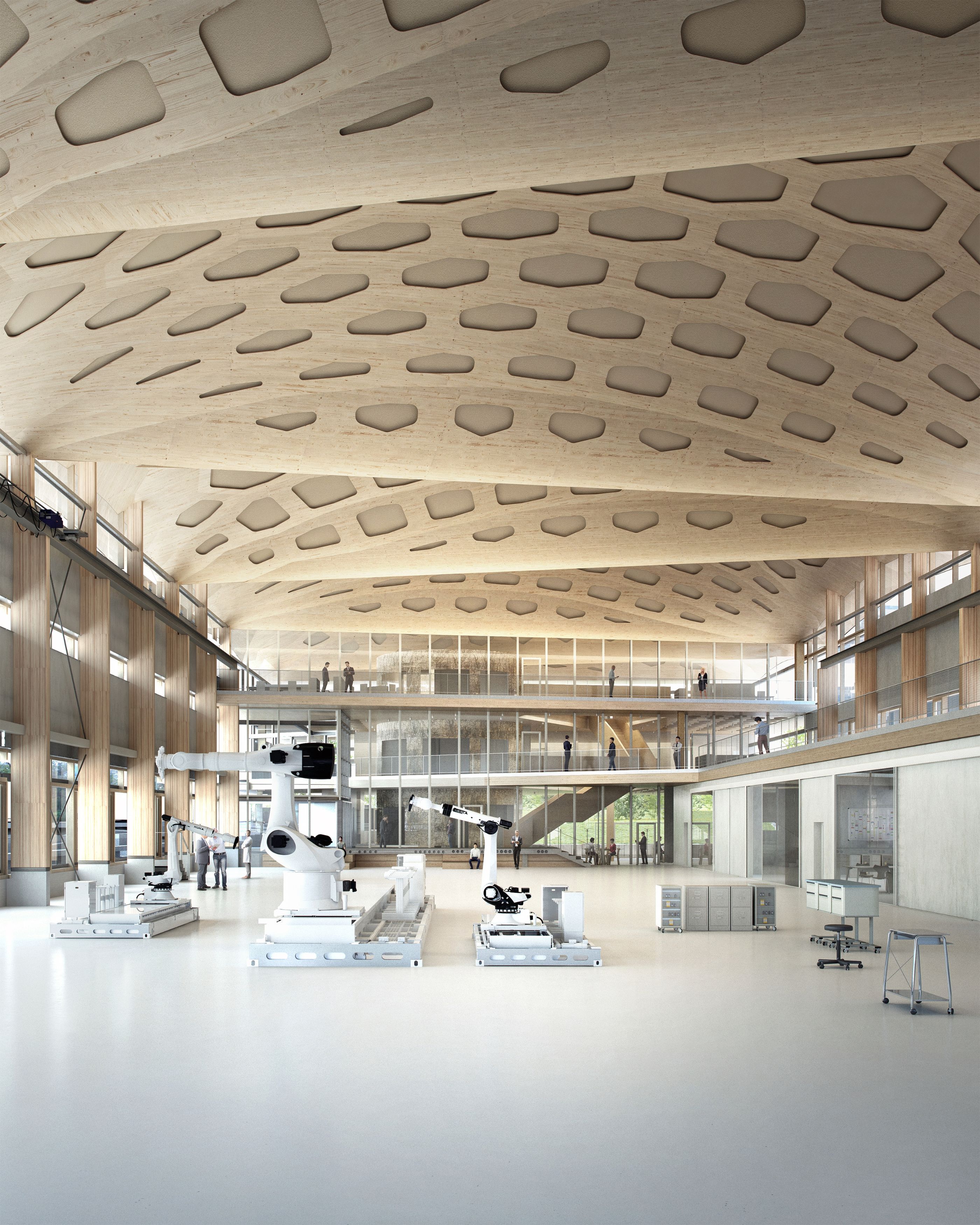 IntCDC Building – Indoor Lab for Robotic Prefabrication