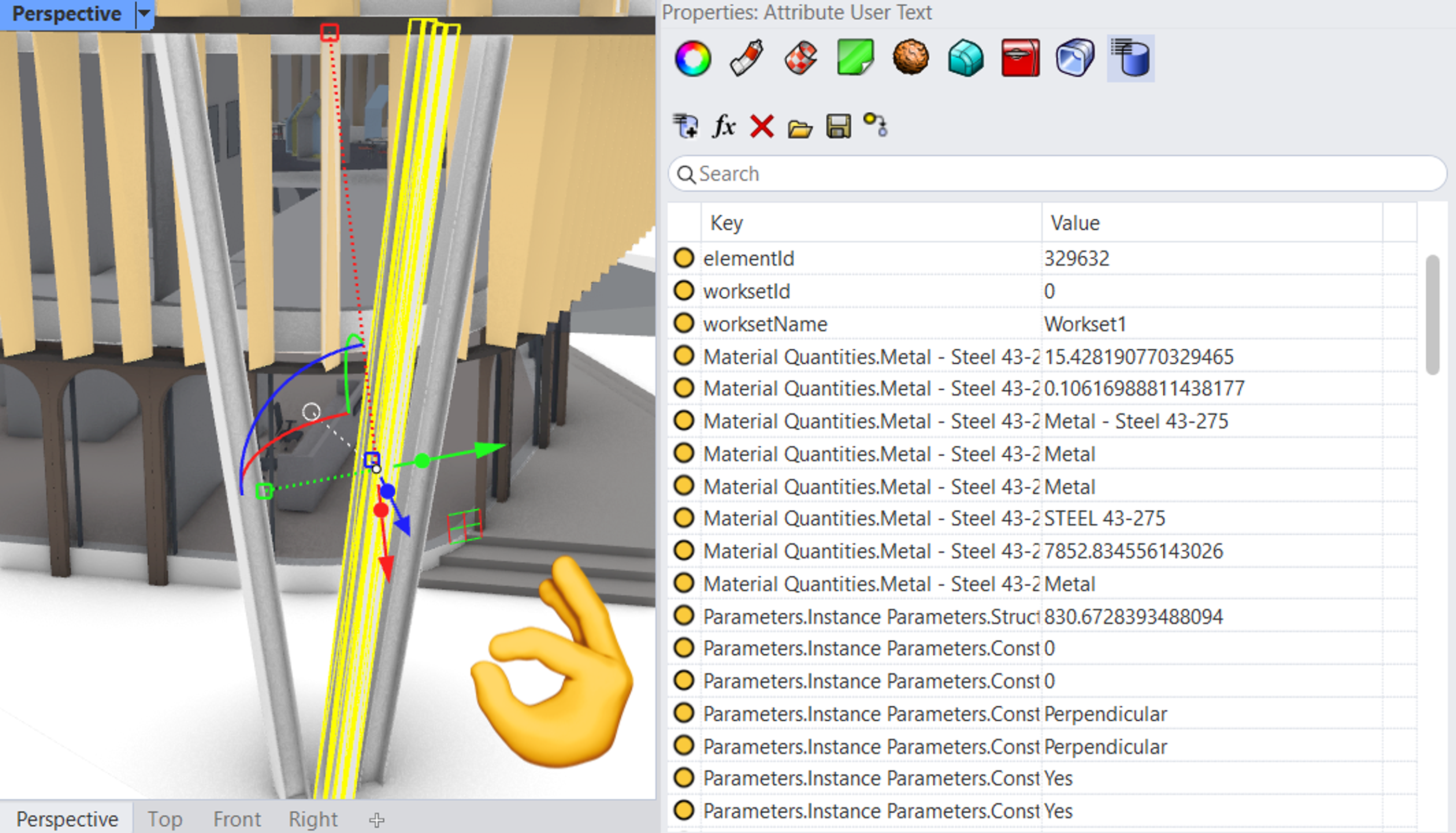 Bim data in Rhino!