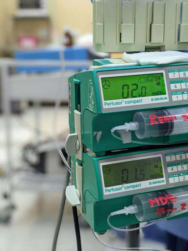Syringe pump UX design