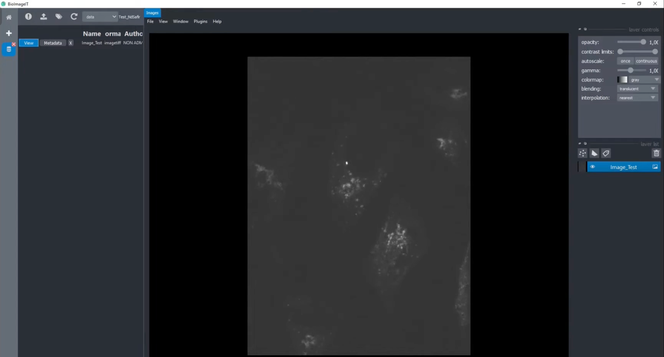BioImageIT User Experience