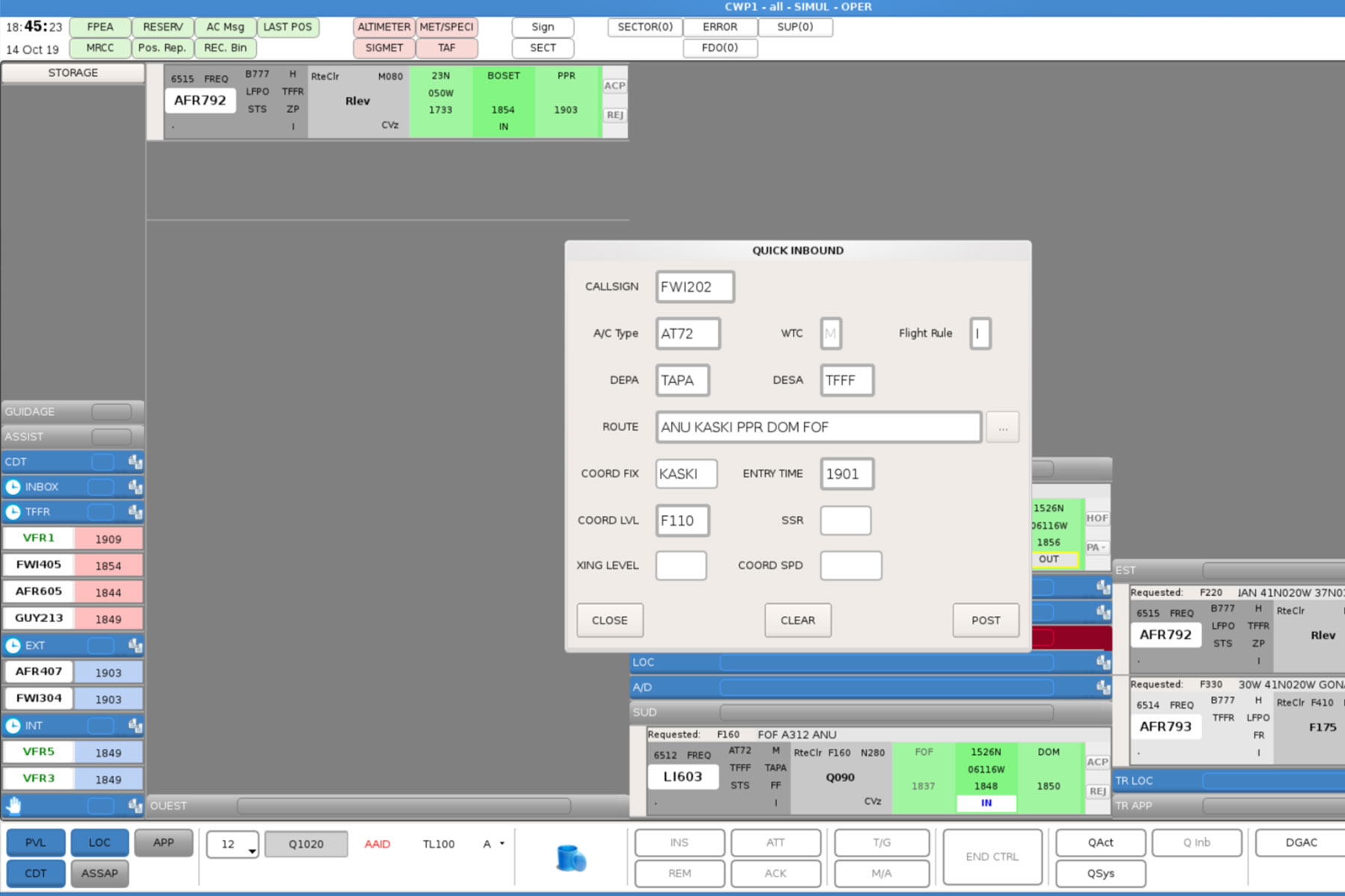 Oldschool UX UI for airfields
