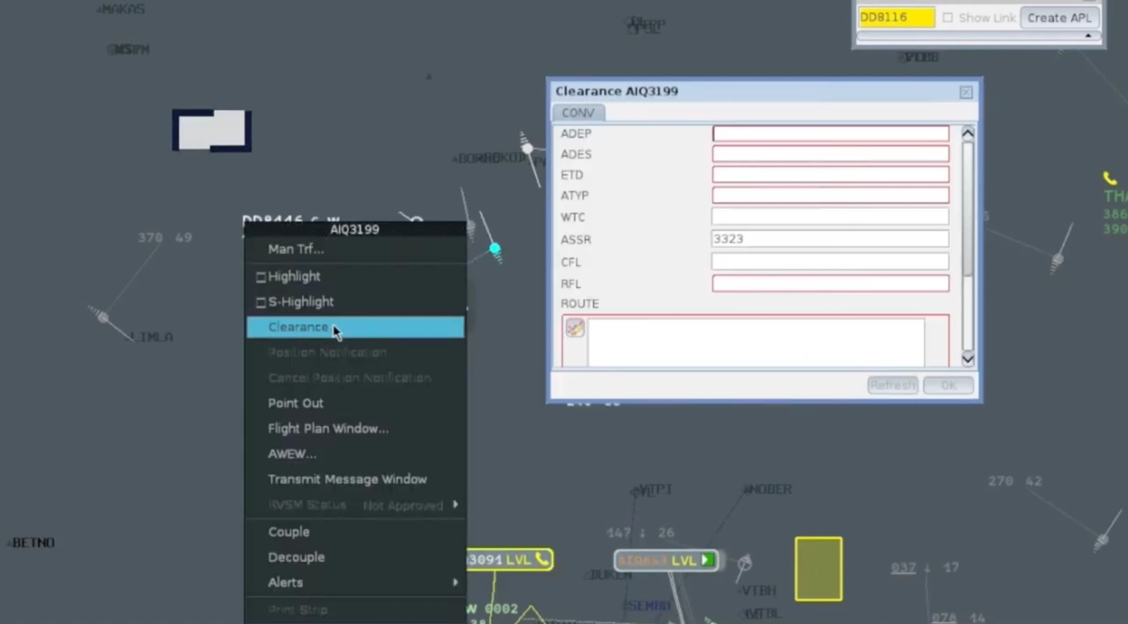 Airfield management software UX