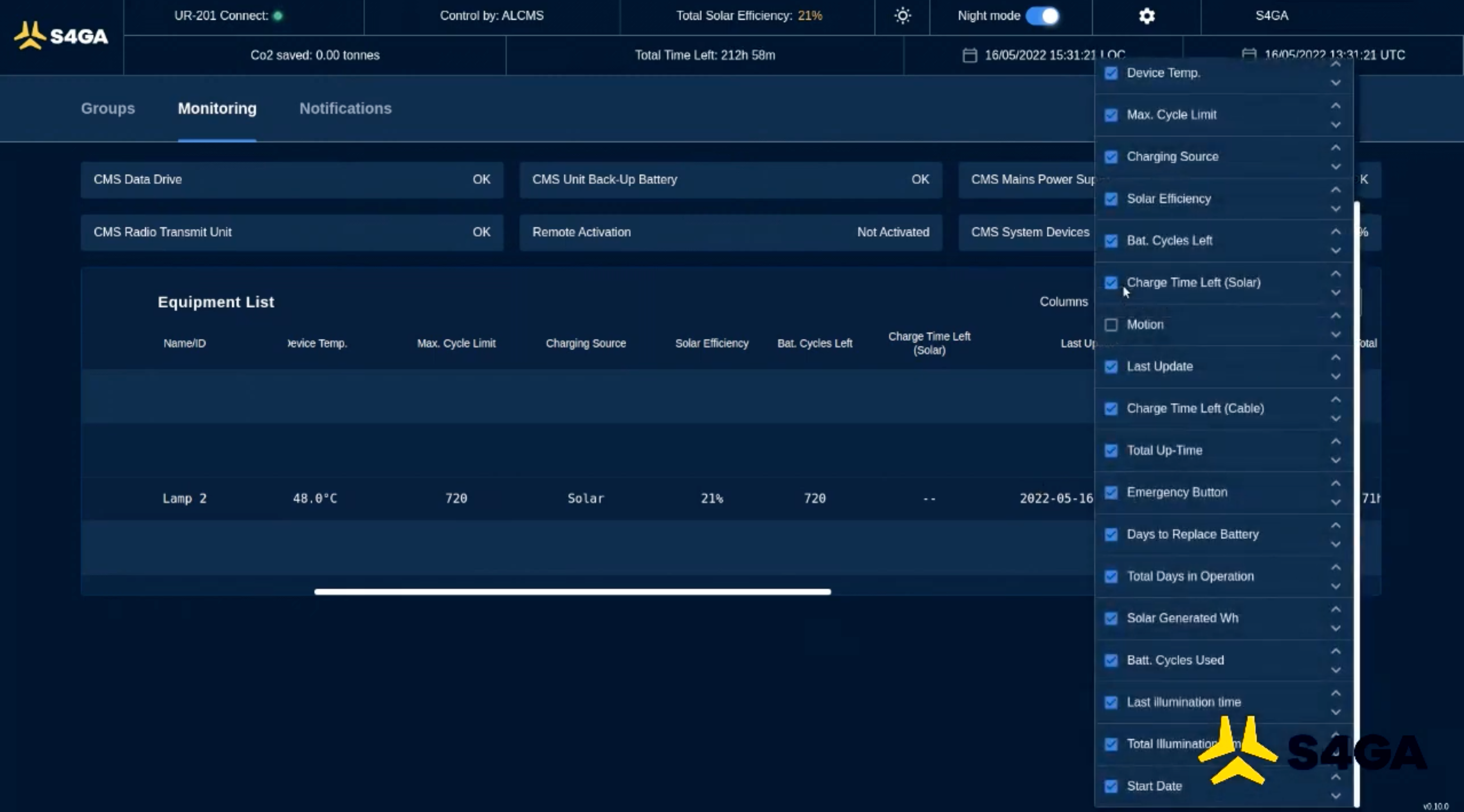 UX airfield lighting system