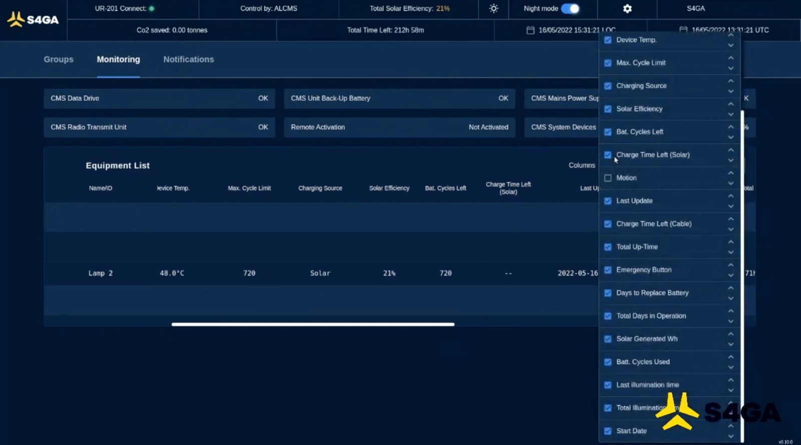 UX airfield lighting system