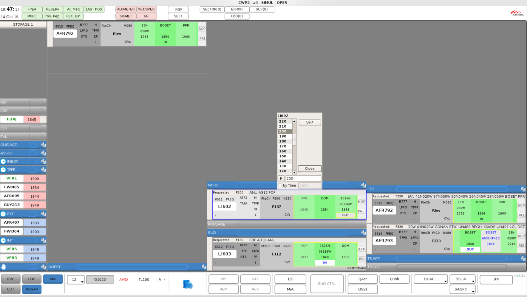 Oldschool UX UI for airfields