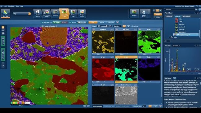 nanoanalysis output from scientific software