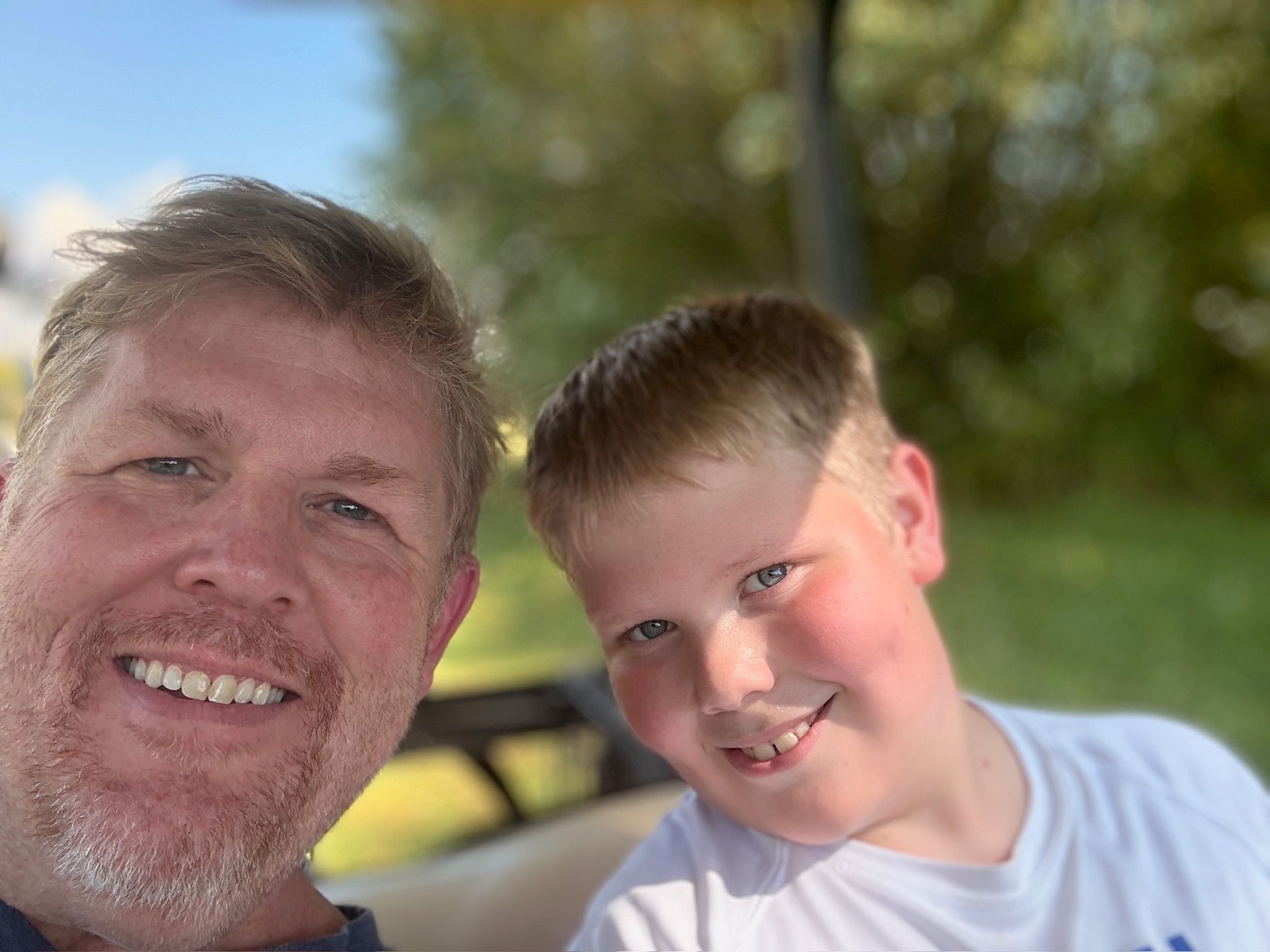 Pete Gall with Henry