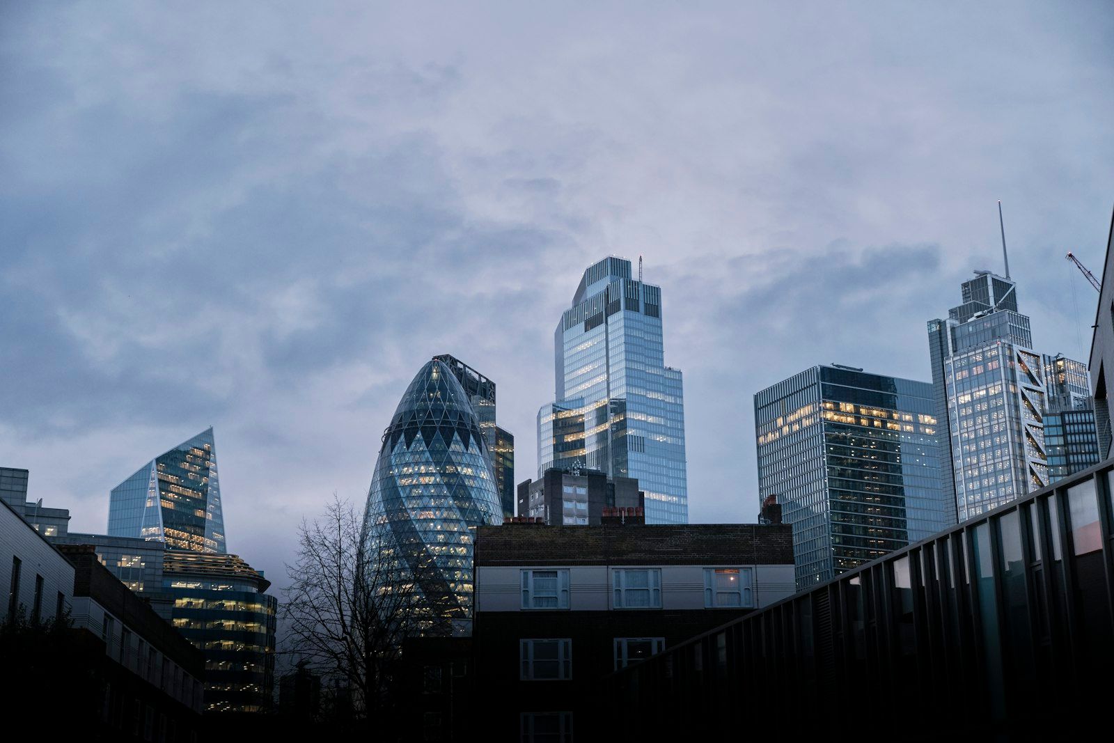 Modern city skyline
