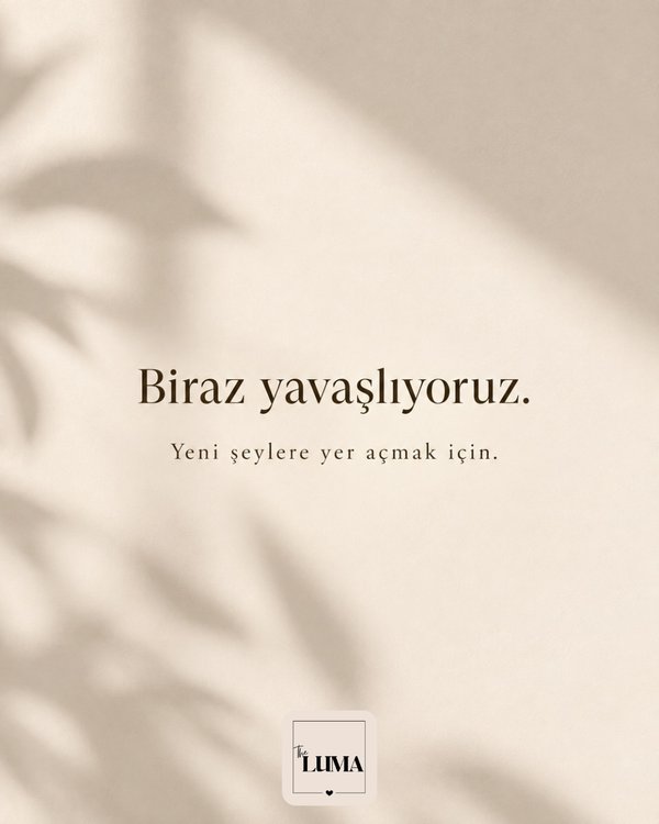 Bazen yenilik, daha fazlasını yapmakla değil, kendine biraz daha yer açmakla başlıyor.