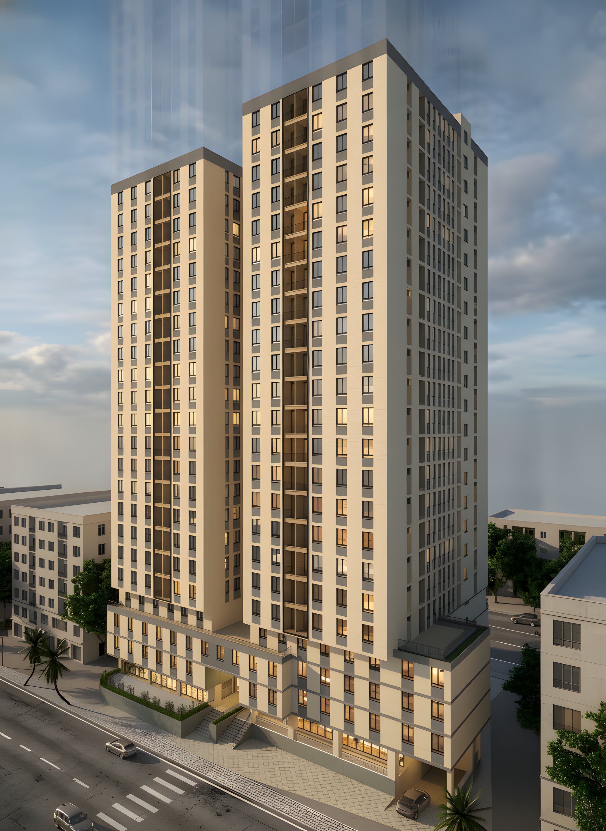 Bole Classic High Density Mixed Residence Tower — Meskel Flower — alternate view