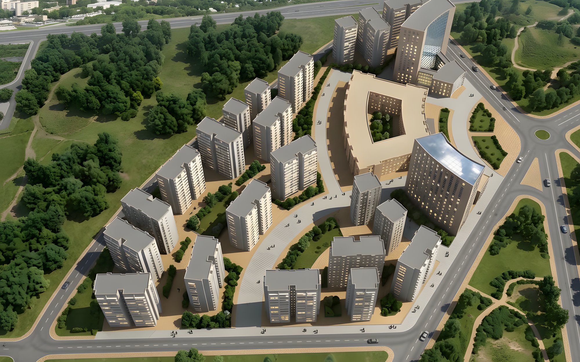 Sarbet Housing Neighborhood — Addis Ababa — alternate view