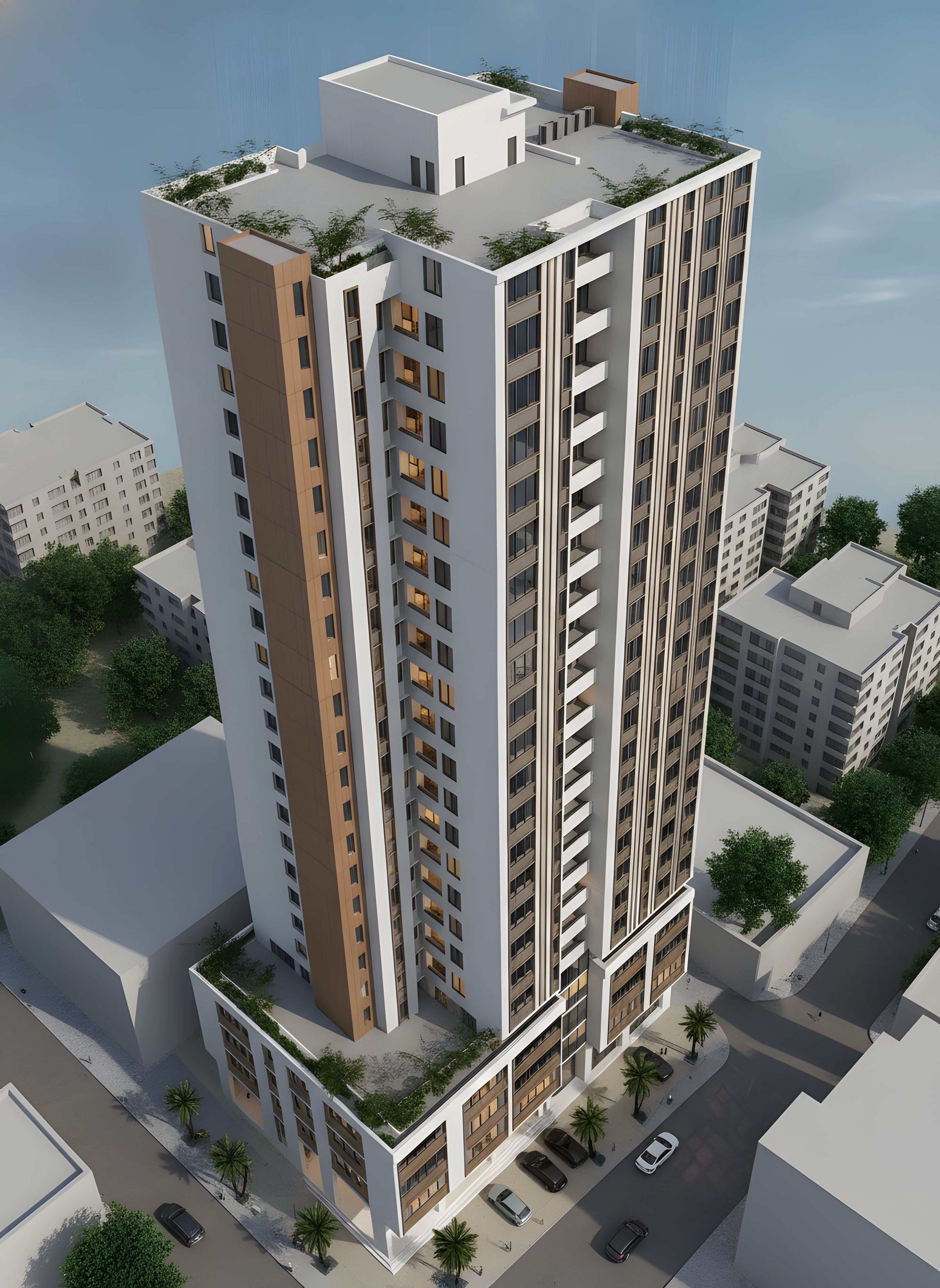 Mexico Tower High Density Mixed Residence — Addis Ababa — alternate view