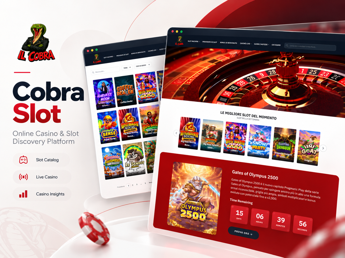 CobraSlot - Online Slot Education Platform project preview